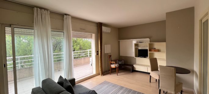 Quartier Montfleury, grand studio meublé, terrasse, parking et cave Quartier Montfleury, grand studio meublé, terrasse, parking et cave