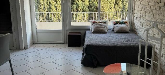 Proche mer et Suquet, Grand studio meublé avec terrasse, parking