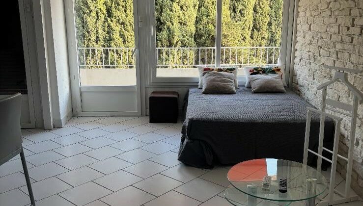 Proche mer et Suquet, Grand studio meublé avec terrasse, parking